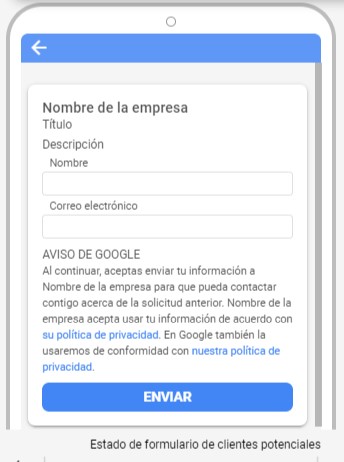 Lead form extensions
